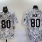 Jerry Rice 49ers Arctic Camo Salute to Service Limited Jerseys