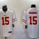 Patrick Mahomes Chiefs White Fashion Jersey