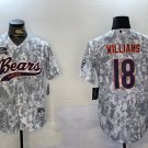 Caleb Williams Bears Arctic Camo Salute to Service Baseball Jersey