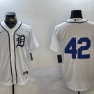 White Jackie Robinson Day Tigers Limited Jersey