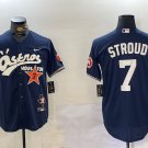 Travis Scott Cactus Jack CJ Stroud Astros Navy Fashion Replica Jersey