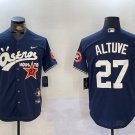 Travis Scott Cactus Jack Jose Altuve Astros Navy Fashion Replica Jersey