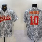 Isaih Pacheco Chiefs Arctic Camo Salute to Service Baseball Jersey