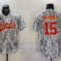 Patrick Mahomes II Chiefs Arctic Camo Salute to Service Baseball Jersey