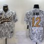 Chris Olave Saints Arctic Camo Salute to Service Baseball Jersey