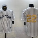Juan Soto Yankees White Gold Fashion Jersey