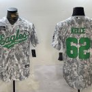 Jason Kelce Eagles Arctic Camo Salute to Service Baseball Jersey