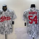 Fred Warner 49ers Arctic Camo Salute to Service Baseball Jersey
