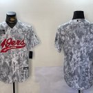 Team 49ers Arctic Camo Salute to Service Baseball Jersey