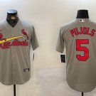 Albert Pujols Cardinals Gray Road Replica Jersey