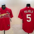 Albert Pujols Cardinals Red Alternate Replica Jersey