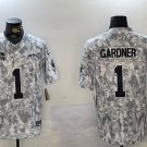 Sauce Gardner Jets Arctic Camo Salute to Service Limited Jersey