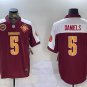 Jayden Daniels Commanders Red Thanksgiving Limited Jersey