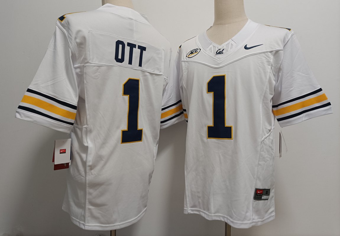 Jaydn Ott Golden Bears White Limited Jersey