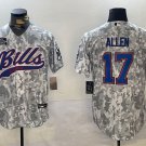 Josh Allen Bills Arctic Camo Salute to Service Baseball Jersey