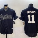 Micah Parsons Cowboys Black Baseball Jersey