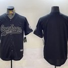 Team Cowboys Black Baseball Jersey