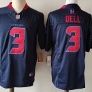 Tank Dell Texans Navy Red Limited Jersey