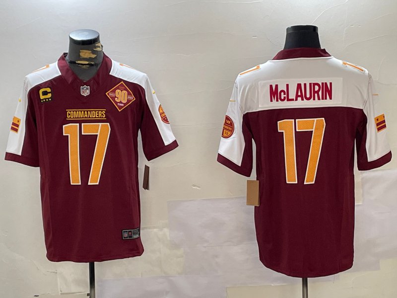 Terry McLaurin Commanders Red Thanksgiving Limited Jersey