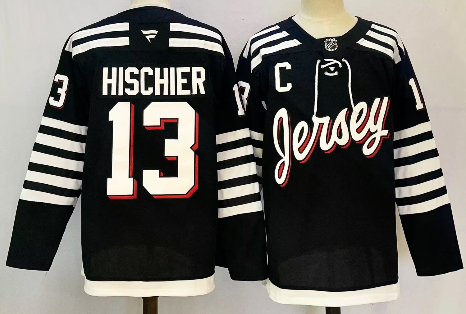 Nico Hischier Devils Black Alternate Breakaway Jersey