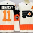 Travis Konecny Flyers Stadium Series White Breakaway Jersey