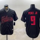Michael Penix Jr Falcons Black Baseball Jersey