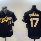 Shohei Ohtani Dodgers Black Golden Champions Jersey