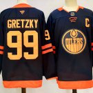 Wayne Gretzky Oilers Navy Third Breakaway Jersey