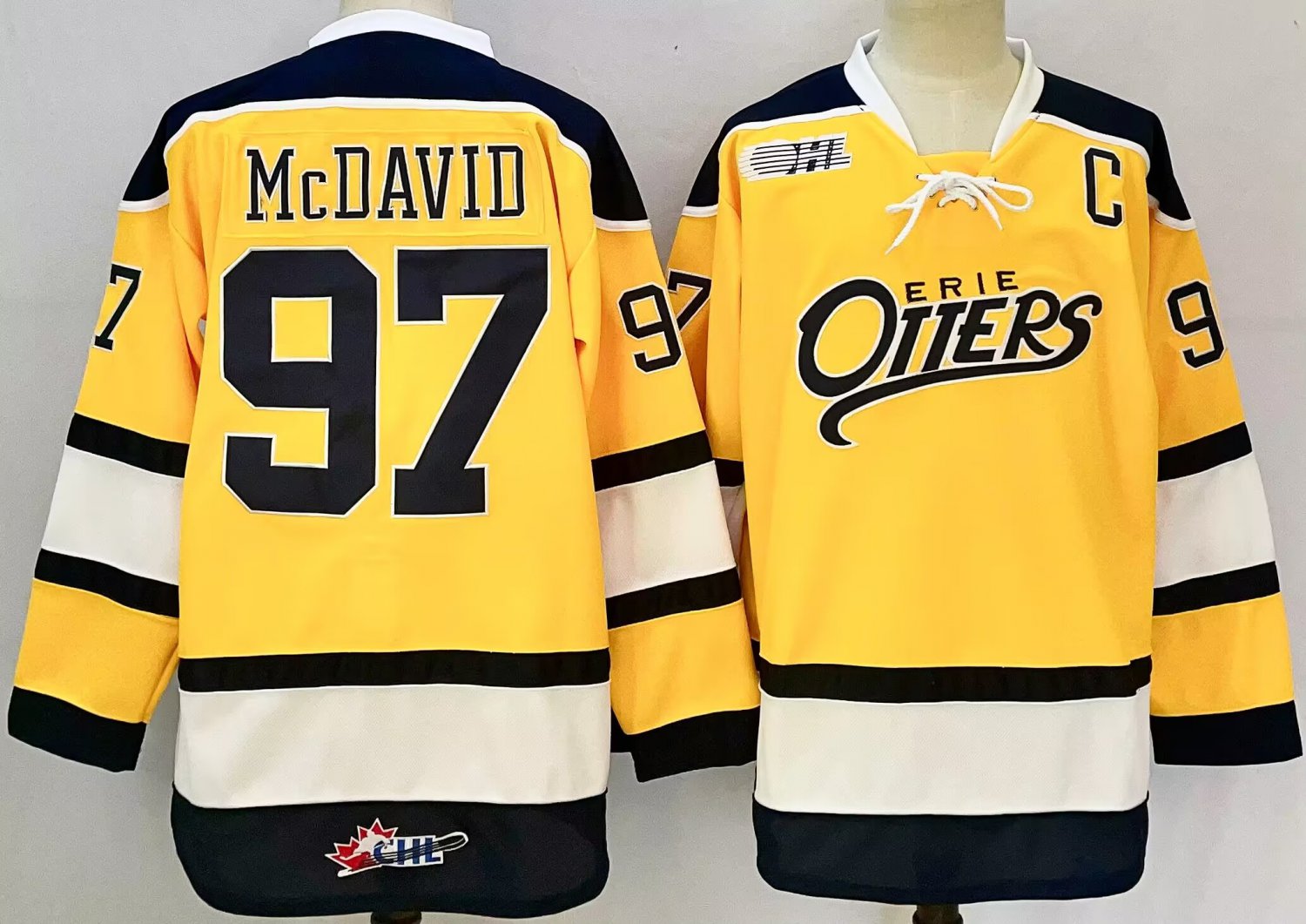 Connor Mcdavid Otters Gold Third Alternate Jersey