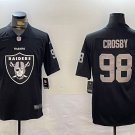 Maxx Crosby Raiders Black Team Logo Jersey