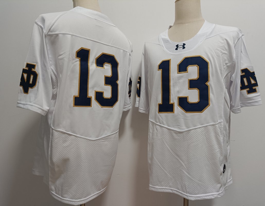 Riley Leonard Fighting Irish White Limited Jersey