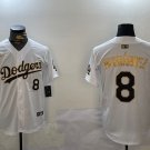 Enrique Hernandez Dodgers White Gold Fashion Jersey