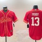 Brock Purdy 49ers Red Gold Baseball Jersey