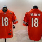 Caleb Williams Bears Orange Fashion Jersey