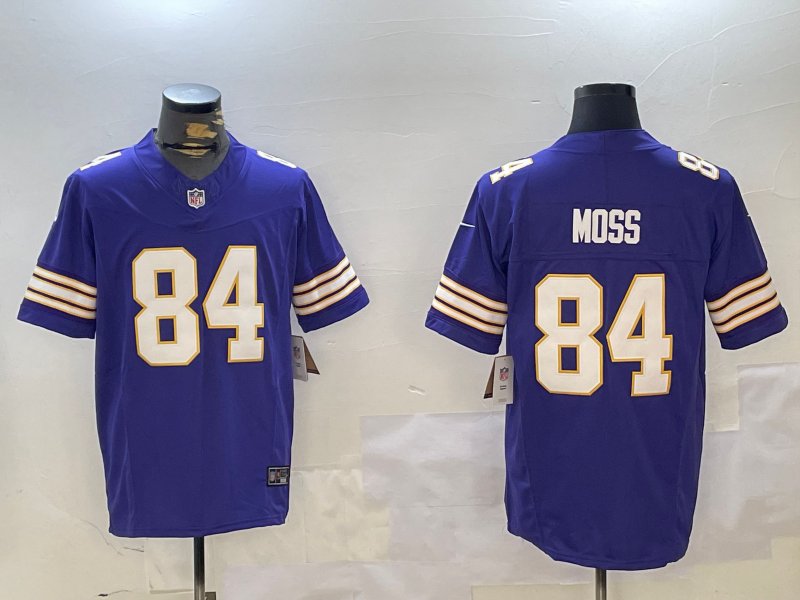 Randy Moss Vikings Purple Throwback Limited Jersey