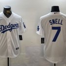 Blake Snell Dodgers White Home Replica Jersey
