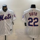 Juan Soto Mets White Replica Jersey