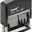 TRODAT traxx GREEK alphabet Personalised Rubber Stamp pad Self Inking 4810 4822