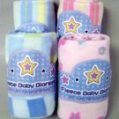 duke stevens fleece baby blankets wholesale lot 6