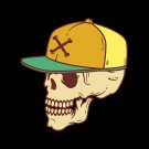 Classic Retro Skull skeleton design for POD digital download (svg) printable