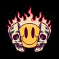 Classic Retro Skull skeleton design for POD digital download (svg) printable