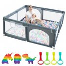 Play Pen For Babies And Toddlers, Baby Play Yard With Gate For Limited Space 47x47x26