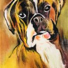 Original painting Watercolor animals Dog wall art home decor hand painted