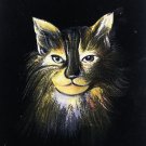 Original painting Watercolor Animal Cat art home decor hand painted