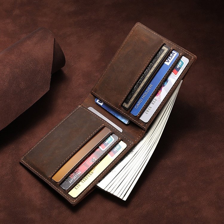 engrave names_Custom Mens Wallets with Names Leather Wallet for Men