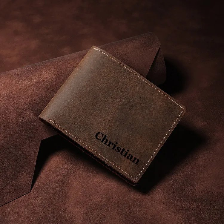engrave names_Custom Mens Wallets with Names Leather Wallet for Men