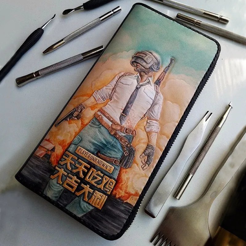 Handmade Rankandfile Soldiers Wallets Purses Women Man Long Clutch