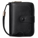 Midnight Black_SENDEFN Small PU Leather Women Wallet Lady Coin Purse Pocket Female Short Wallet Girl