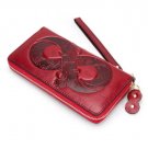 Red_Fashion Women's bag Women bags luxury brand high quality women purse high quality genuine leathe