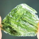 METEORITE MOLDAVITE GREEN IMPACT FRAGMENT METEOR STONE SPACE ROCK ASTEROID PIECE